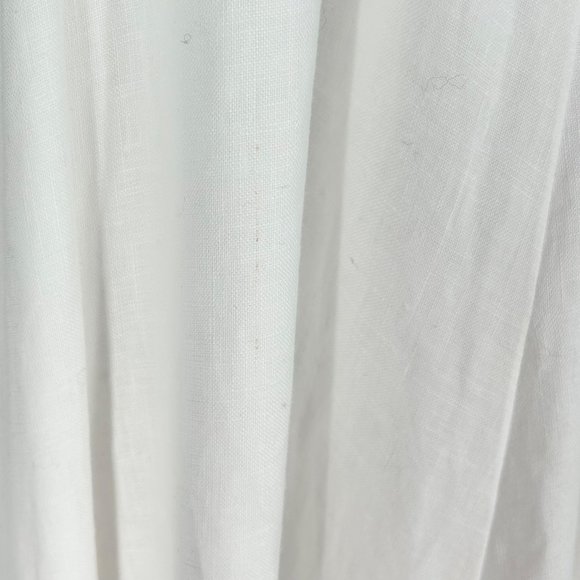 NWT Staud Coliseum White 100% Linen Cottagecore Maxi Dress - Picture 9 of 10